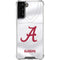 University of Alabama White Jersey Galaxy S21 FE Clear Case